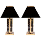 Lacquered Ambre Lamps | From a unique collection of antique and modern table lamps at http://www.1stdibs.com/furniture/lighting/table-lamps/