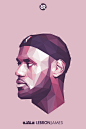 Lebron James : Fan art for Lebron James. He is a basketball player in NBA (Cavaliers).