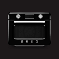 countertop combi steam oven black