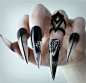 60+ Halloween Nail Art Ideas : 
There are so many fun designs to choose from and depending on the costume for your Halloween, you should pick the one that suits your costume theme the best. Zombie nails,Skull nails, witch nails, spider nails, pumpkin nail