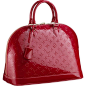 Louis Vuitton Red Patent Monogram Bag
