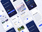 Discover & Travel UI Kit Screens design black dark light white xd adobe xd adobe social iphone app mobile android ios discover ui kit ux ui travel destination