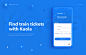 Kaola. IOS app for train tickets booking on Behance