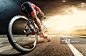 骑自行车,路,短跑,体育比赛,自行车正版图片素材