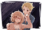 Anime 1684x1191 Kyoukai no Kanata Kuriyama Mirai Kanbara Akihito anime boys glasses anime girls