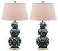 Moroccan Trellis Gourd Lamp - contemporary - table lamps - Arcadian Home & Lighting