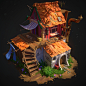 Stylized House, John Teodoro : This is the personal project that I've been working on for the past couple of months during my spare time.  
I haven't done any stylized related art before and this was a great exercise to expand my knowledge. Learned a lot 