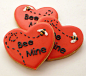 Decorated Cookies  Valentine's Day  Bee Mine by katieduran on Etsy, $32.00- So cute!