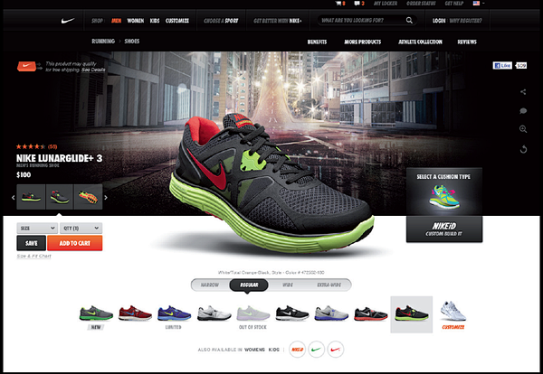 NikeStore on Web Des...