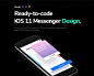 UI Kits : Introducing the newest UI8 original product, Sparks iOS 11 Messaging App UI Kit! Design the next best social app experiencing using this modern and tidy iOS UI Kit. Sparks includes 30 crisp and beautiful crafted mobile iOS screen templates to he