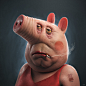 Peppa Pig, Yan Blanco : concept by Liang Qian