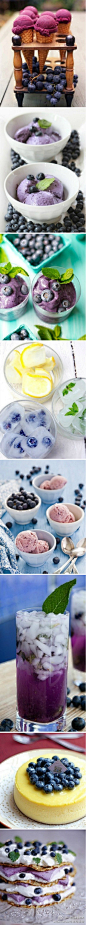 蓝莓哦~好爱它的颜色和香味呢~么么哒~~~吃货请关注 @一切与美食有关
