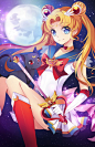 Sailor Moon by Squ-chan on deviantART