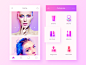 Beauty App #UI# #主页面# #界面# #icon# 采集@设计工厂