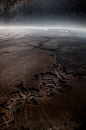 General 1357x2048 aerial view Earth Grand Canyon USA Arizona canyon horizon stars space