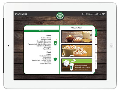 Starbucks iPad App C...