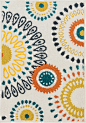 Loloi Rugs Terrace Collection Ivory / Multi, 2'5"x3'9" - transitional - Doormats - Loloi Inc.
