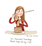 It’s Pancake day! by Marloes de Vries | illustration