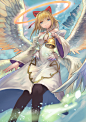 【オリジナル】「福音の天使」/「lard」的插画 [pixiv] : この作品 「福音の天使」 は 「オリジナル」「女の子」 等のタグがつけられた「lard」さんのイラストです。 「羽が楽しかったです」