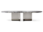 Oval marble dining table ADONE by HESSENTIA | Cornelio Cappellini