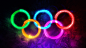 General 2560x1440 olympic bright circle colorful light trails simple rings