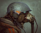 Helmet, Alexis Rives : I used some photobashing