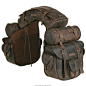 Large saddle bag... Complete, unique saddle bag, ideal for trekking riders and long riders. The saddle consists of a saddle bag with six pockets and quick release, long inner ties for a more secure closure, one cantle bag and two round saddle bags which c