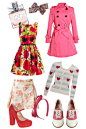 hot pink floral modcloth dress - bubble gum belted trench romwe coat