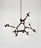 Agnes Chandelier - 20 Lights - Bronze contemporary-chandeliers