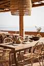 爱琴海极简主义的酒店与餐厅
