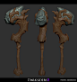 Darksiders 2 - Misc, Hunter Mortenson : A bunch of random odds and ends I worked on for DS2. <br/>Some weapons for death, and some environment textures/props made to help out the environment team meet deadlines during production.