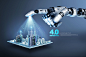 科技智能 机器人 城市建筑 未来科技概念PSD源_平面设计_海报