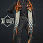 Warframe: Due Volpe Syndana Collaboration, Liger Inuzuka : Initializing artist's comments...Collaborative Warframe TennoGen Syndana design fashion piece with Led2012.Design, concept art, and texturing: Liger Inuzuka3D Sculpting: Led2012