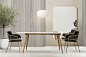 Modern luxury authentic dining room interior design