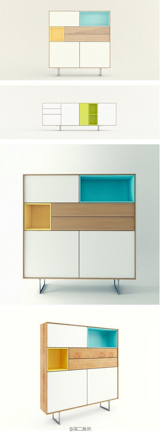 #设计第二自然#模块化家具——柜 ​​​...