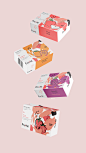 Fruite - Packaging Design Concept : For this personal project, I designed a modern and joyful look soap box for kids. Four different illustration represents each fruit. I also have inspired by the cheerful image of kids, so I designed in colorful and swee
