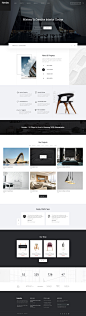 Hender - Architecture and Interior Design Agency PSD Template