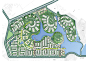 【新提醒】【清新风格】【居住区】一个优秀典范的规划图 - 总平面图 - 城市规划论坛 （CAUP.NET）