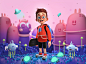 Smarty Kids 3d Character