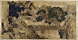 清 金廷标 乾隆皇帝宫中行乐图
绢本设色 168×320cm
北京故宫博物院藏