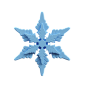 Snowflake 3D Illustration