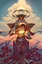 ArtStation - Zuriel, Angel of Libra, Peter Mohrbacher