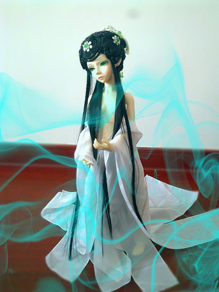 【群芳】bjd 古装盘发 假发造型 发饰...