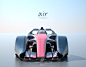 Air - F1 Concept Car by Floren Loizaga阿尔文工业设计为您推荐微信号：alvin_air 网站http://alvnd.com/  木之宫殿产品赏析http://muzhigong.com/  #阿尔文# #采集大赛#秘密QQ群：85163290