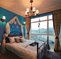 地中海风格87平米两居室卧室装修效果图片大全-每日推荐