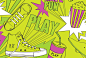 play + party : Vectorial illustrations for a teen product
