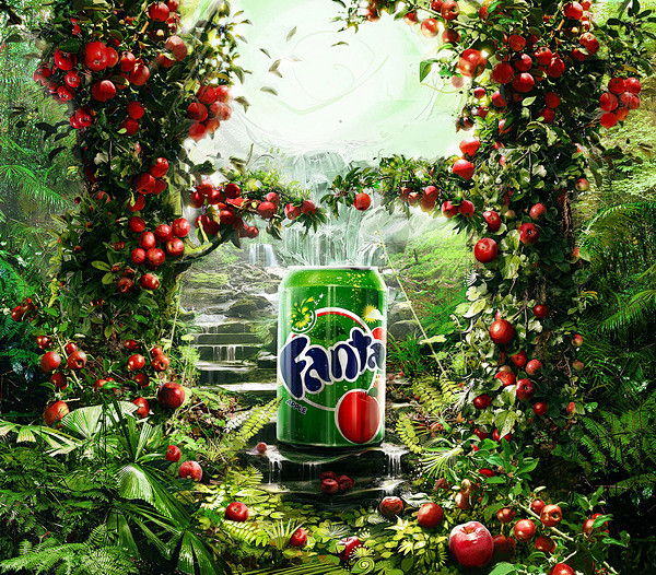 Fanta Red Apple on B...