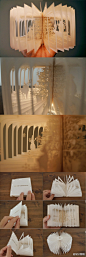 日本艺术家Yusuke Oono 运用360度激光切割技术设计的圣诞书，一本书就是一个3D场景，一个故事。