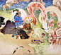 著名国画家、连环画家——项维仁和他的工笔重彩仕女画