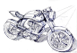 【图】MAC Motorcycles design sketch - 交通工具设计手绘 - 中国设计手绘技..._焦文娜的收集_我喜欢网